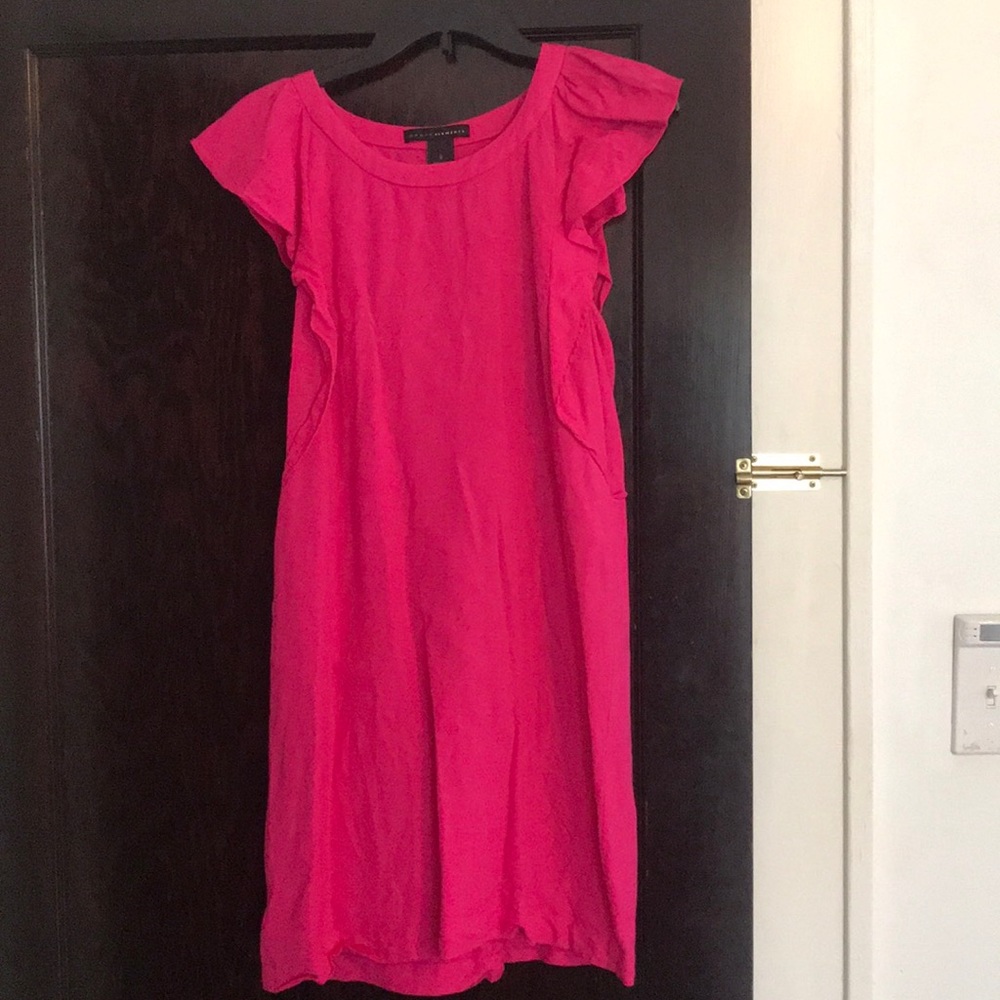 Hot pink dress